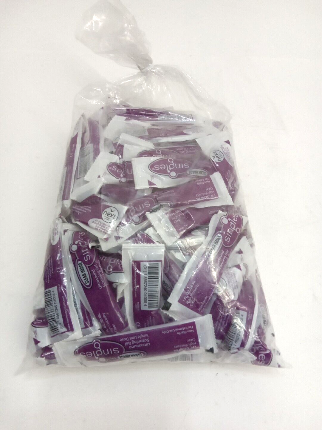 Next Med. Clear Image 02-400-030 1oz Singles UltraSound Scanning Gel Clear 100pk