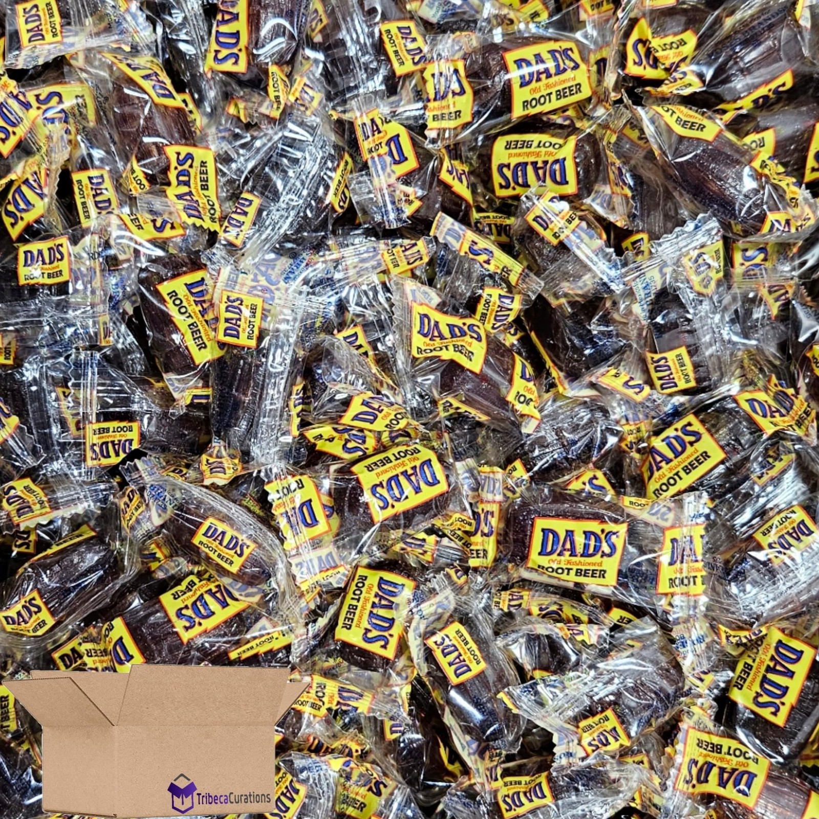 Dad's Old Fashioned Root Beer Barrels Individually Wrapped Bulk Candy 5 lbs.