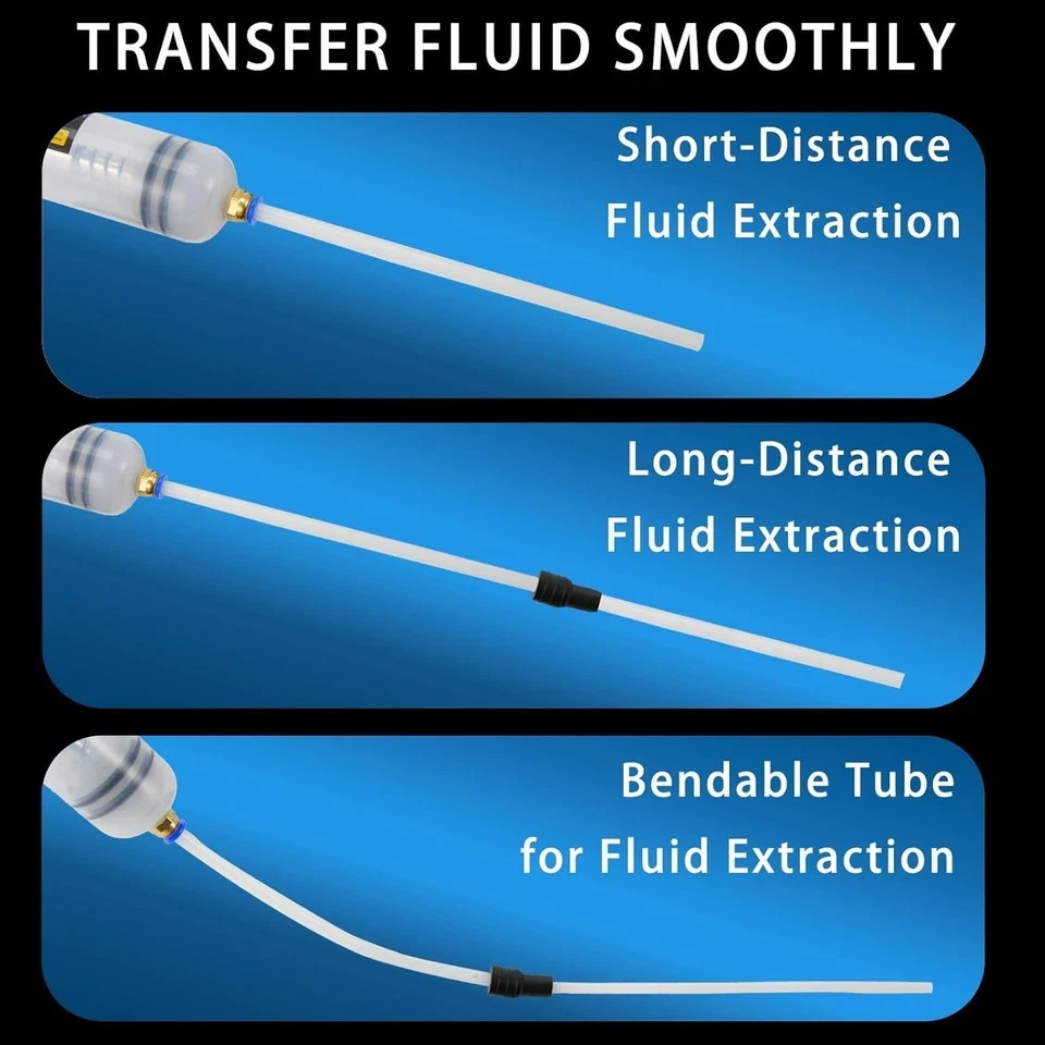 Automotive Fluid Extractor Pump, 200 cc Oil Extractor Pump with Hose