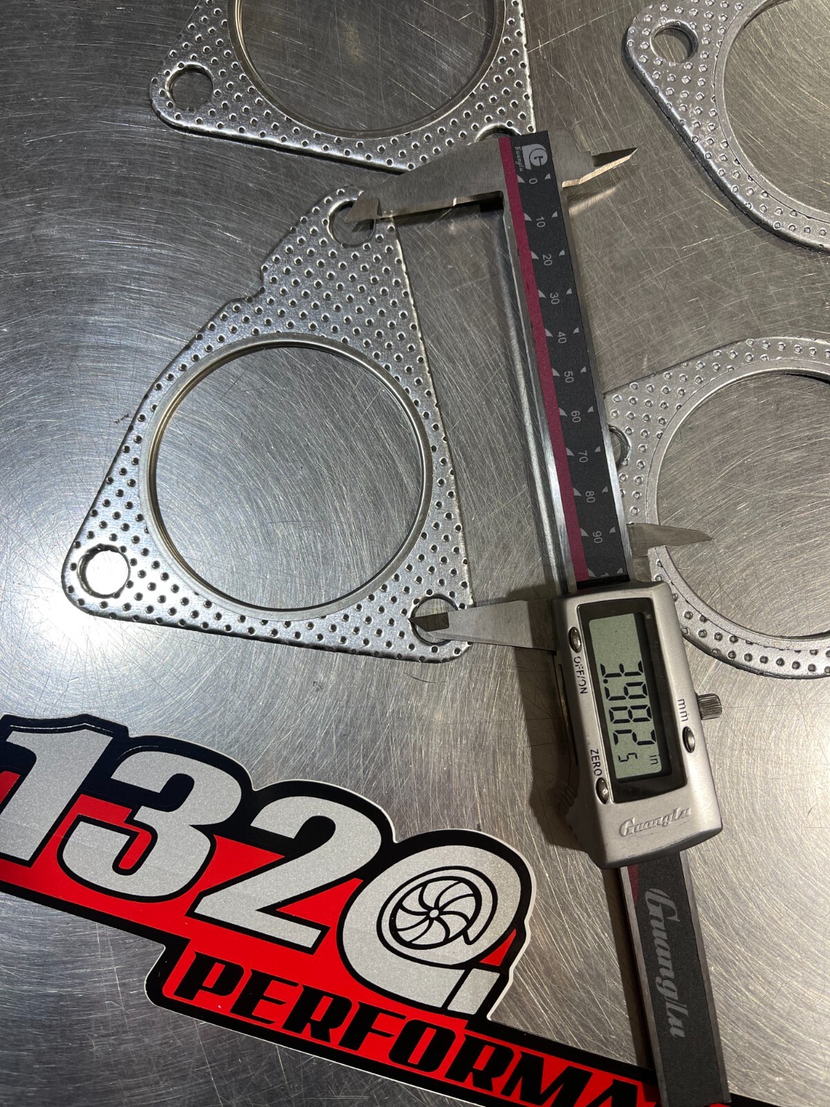 1320 G37 370Z catalytic converter gaskets - HR engine with hardware O ringed