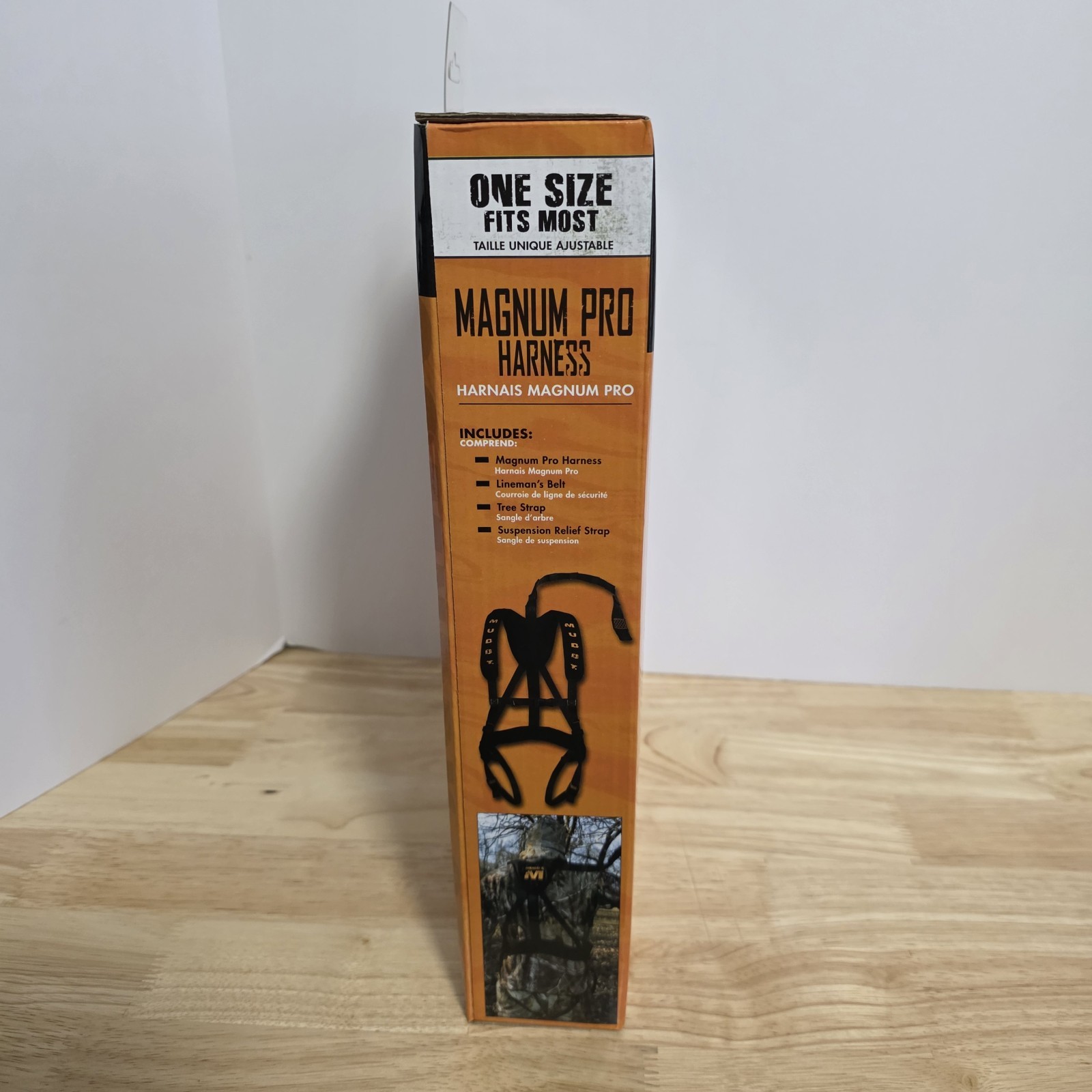 Muddy Outdoors Magnum Pro Padded Adjustable Treestand Harness System, Black