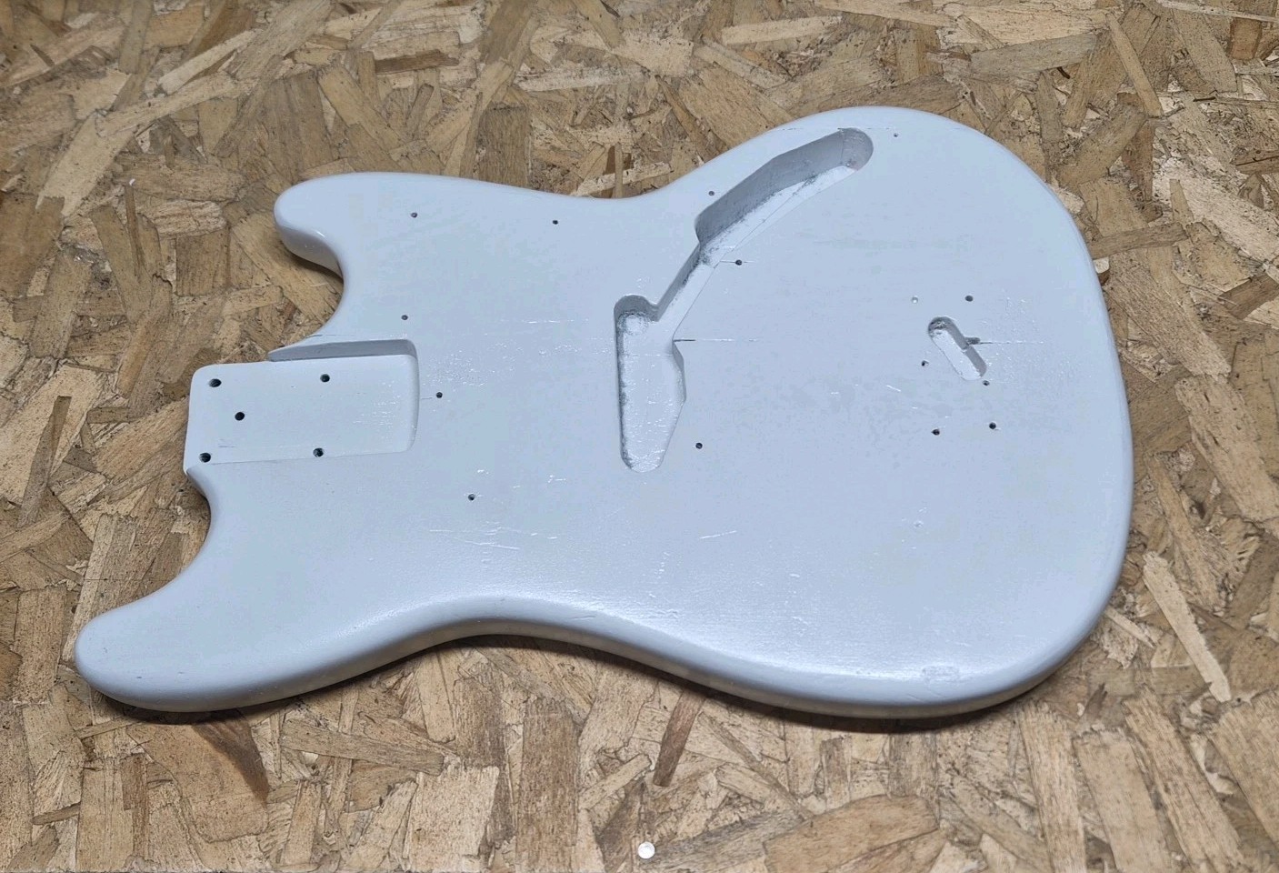 Vintage 1972 Fender Musicmaster Bass Body 1970's 1973 1971