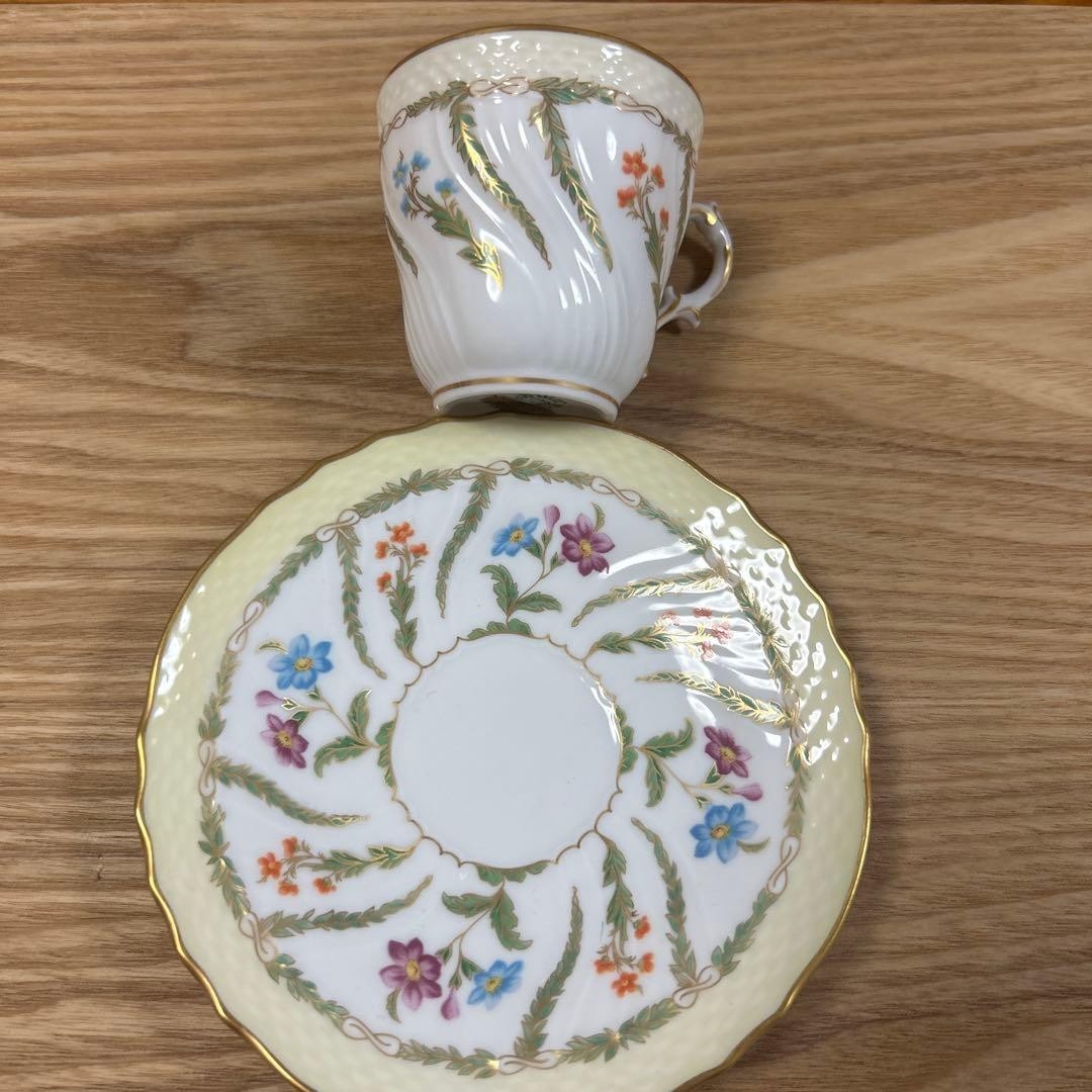 Richard Ginori Ghirlanda Demitasse Cup Saucer Set #2