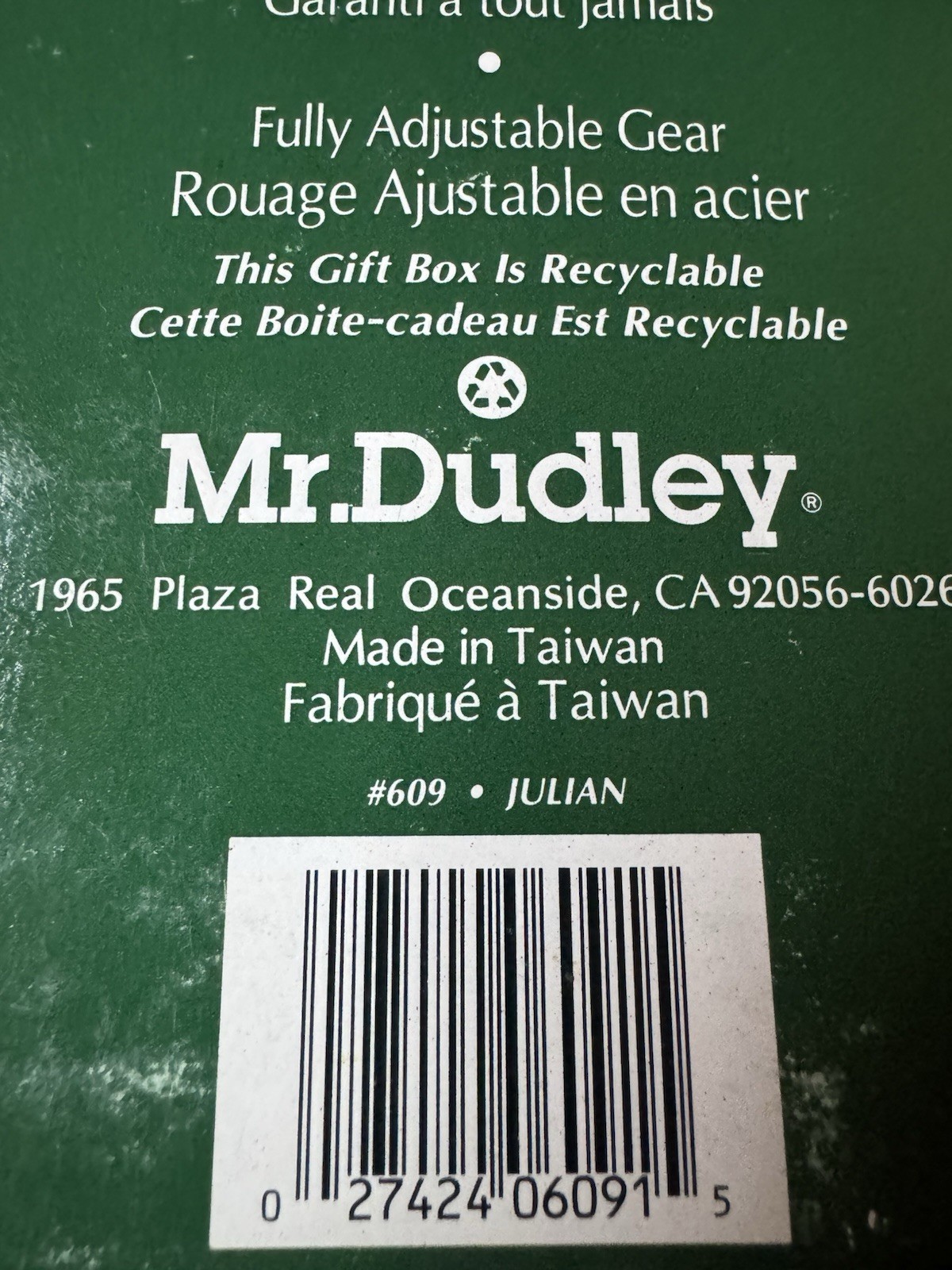 Vintage Mr. Dudley 5.5” Walnut Wood Peppermill & Salt Shaker Set Julian 609 NEW