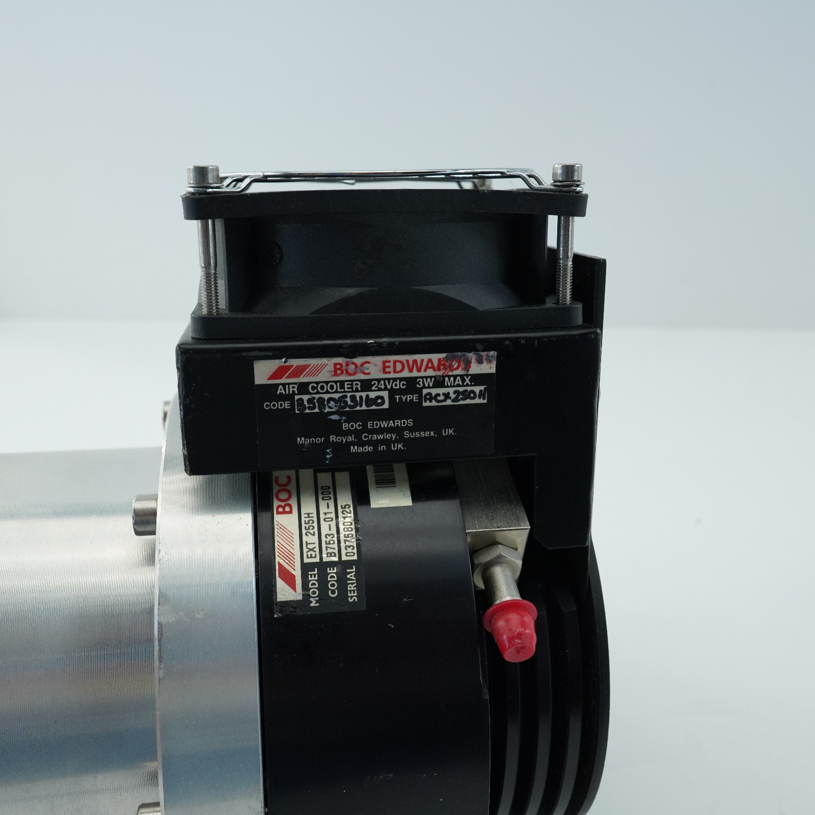 BOC Edwards EXT 255H Turbomolecular Pump for Mass Spectrometer air cooler