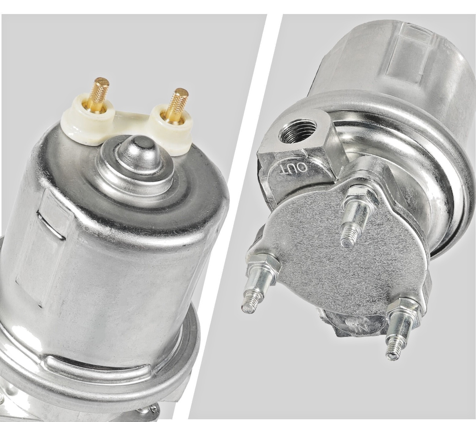 P4070 Electric Fuel Pump 12V Hardware for Carter 4-7 PSI 1/4" BSPT Inlet Outlet