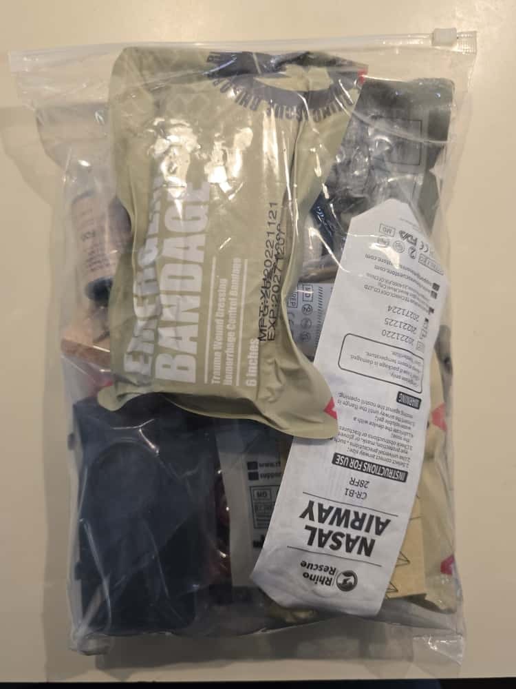 Rhino Rescue Trauma Kit / IFAK Refill Lot - NEW Sealed - Truck/Travel Kit