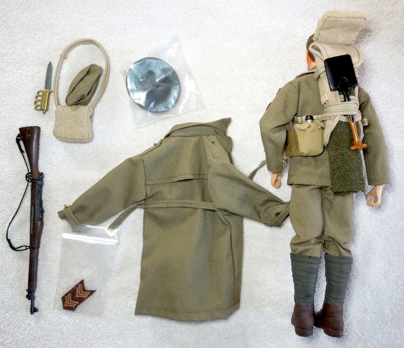 *Rare* THE TRENCHES WWI Doughboy *#20/50* 1/6 Action Figure *Scott Beckmann*