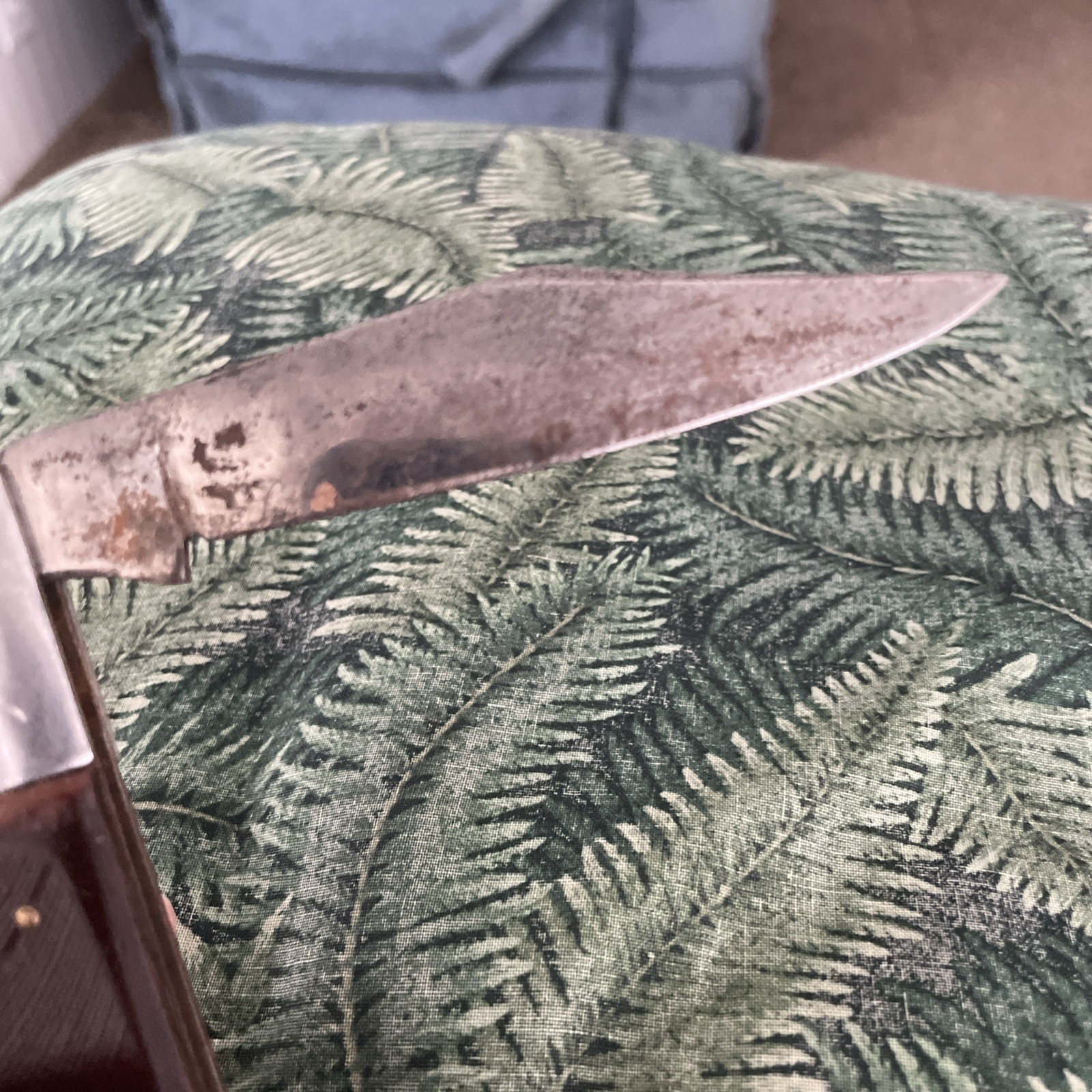 1970s Vintage 1 Blade ** SABRE - 629 *** Large Barlow Pocket Knife JAPAN