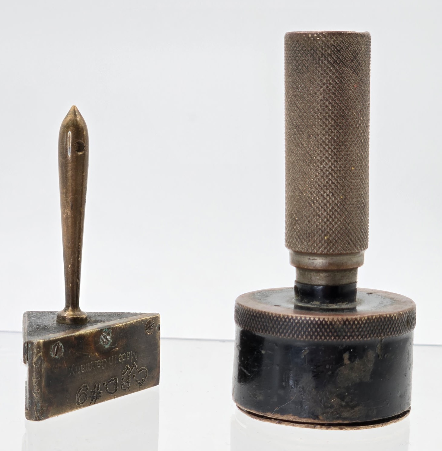 Antique Pentiprism & Angle Prism Lot - Kern Aarau No.119 Rotating Cap & Zeiss??