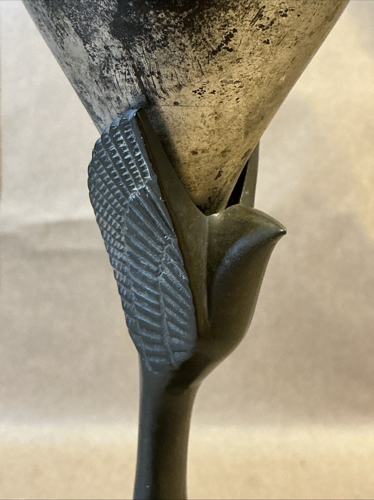 Vintage Godinger Phoenix Bird Goblet Arlene Frantz Lady Of The Fair INV-JDJ75