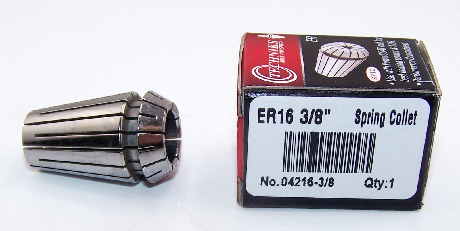 ER16 3/8" PRECISION COLLET - .0002" T.I.R TECHNIKS 04216-3/8