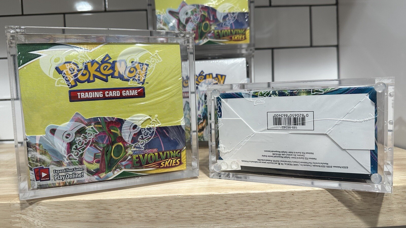 Pokemon Magnetic Booster Box Acrylic Case! Pokémon Card Protective Display!