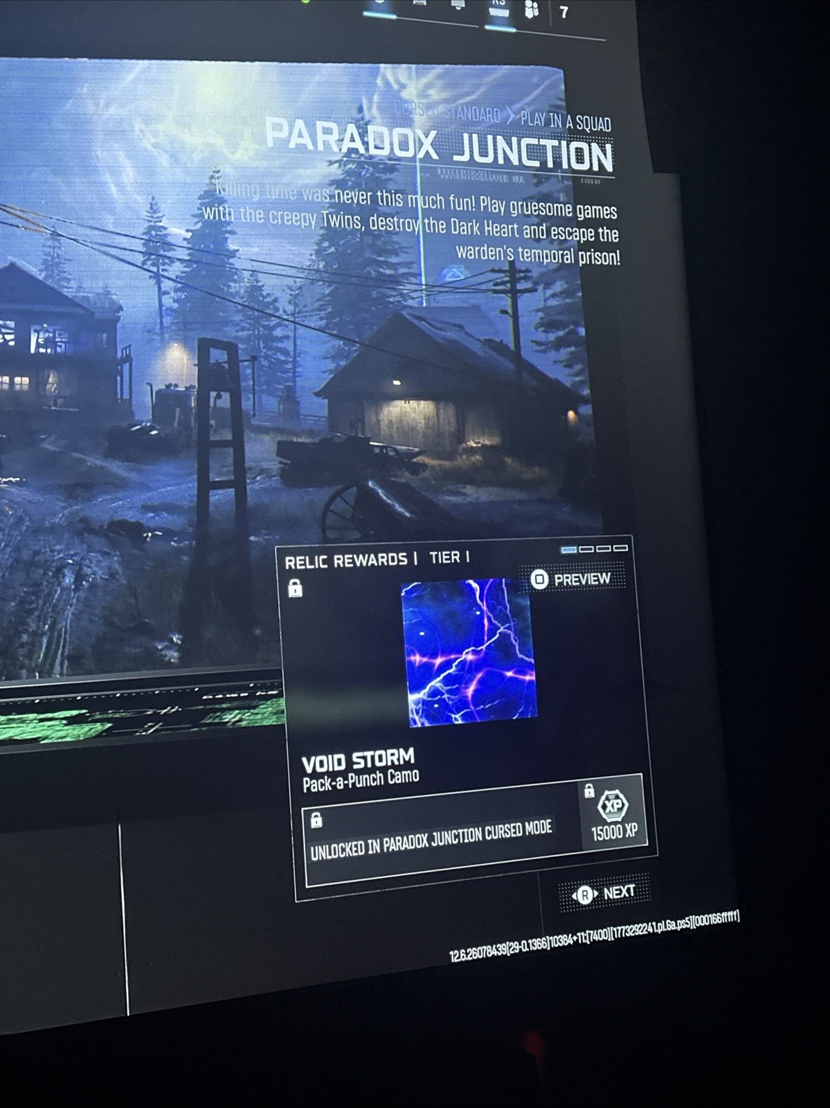 Cursed Paradox junction Camos