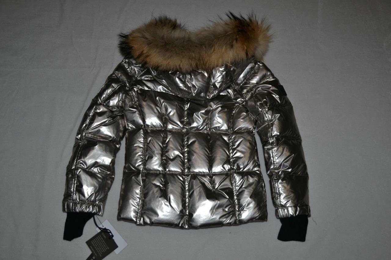 AUTHENTIC SAM. NEW YORK GIRLS BLAKE DOWN JACKET JET PYRITE ALL SIZES NEW