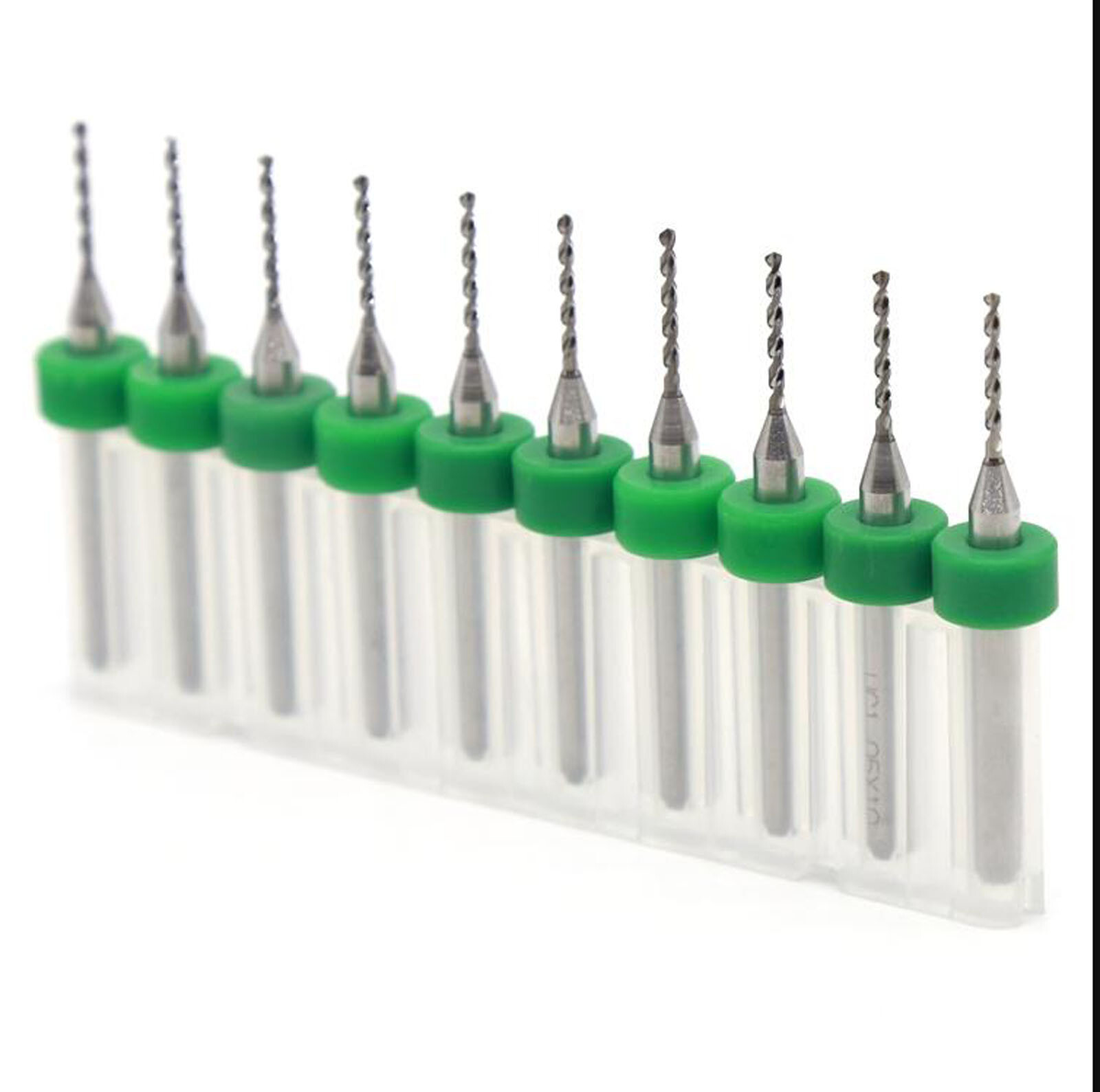 Φ 0.1mm ~ 3.175mm Carbide Micro Drill Bits CNC PCB Dremel Portable 1/8" Shank