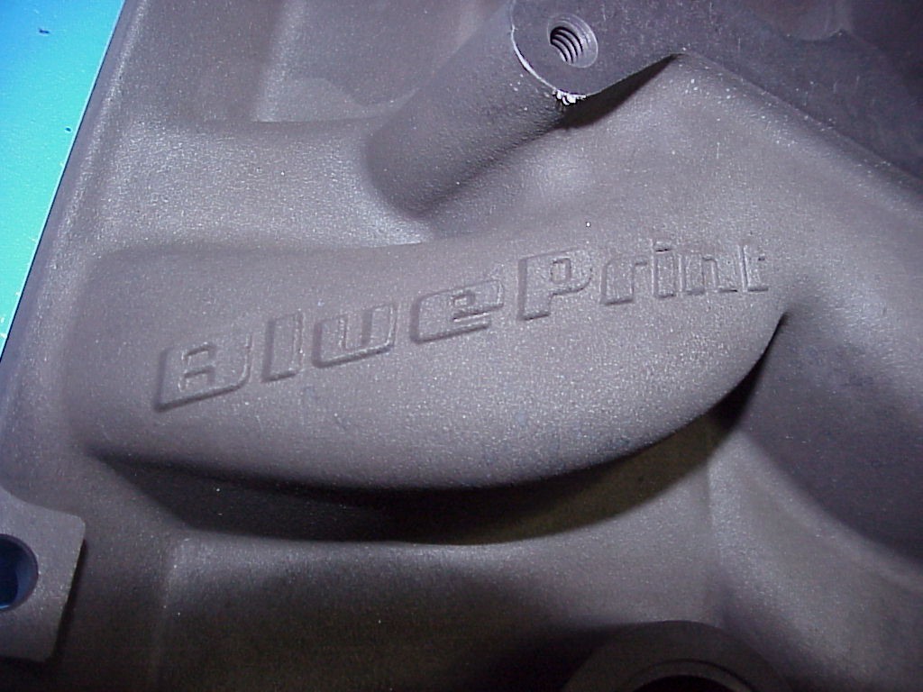 New BluePrint Dual lane Vortec Intake Manifold SB Chevy Black Anodized BRAND NEW