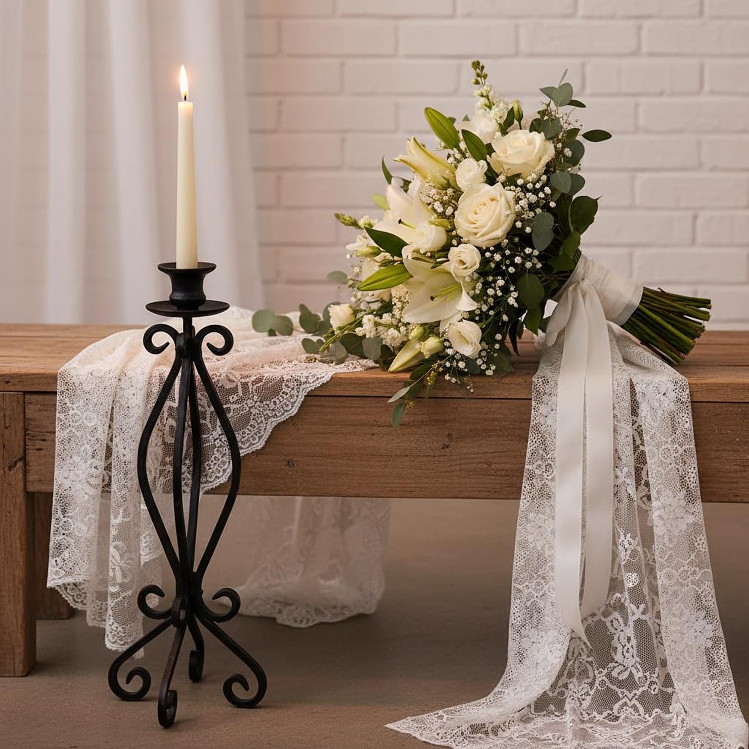 12 Pack Ivory Taper Candles丨Taper Candles 10 Inch Dripless丨Unscent