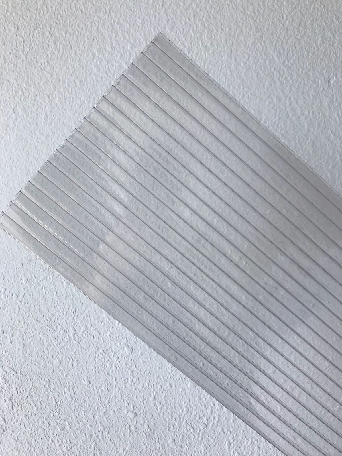 PAC OF 2 PANELS 24'' x 48'' x 8 mm (5/16) CLEAR POLYCARBONATE SHEETS +H CONNECT