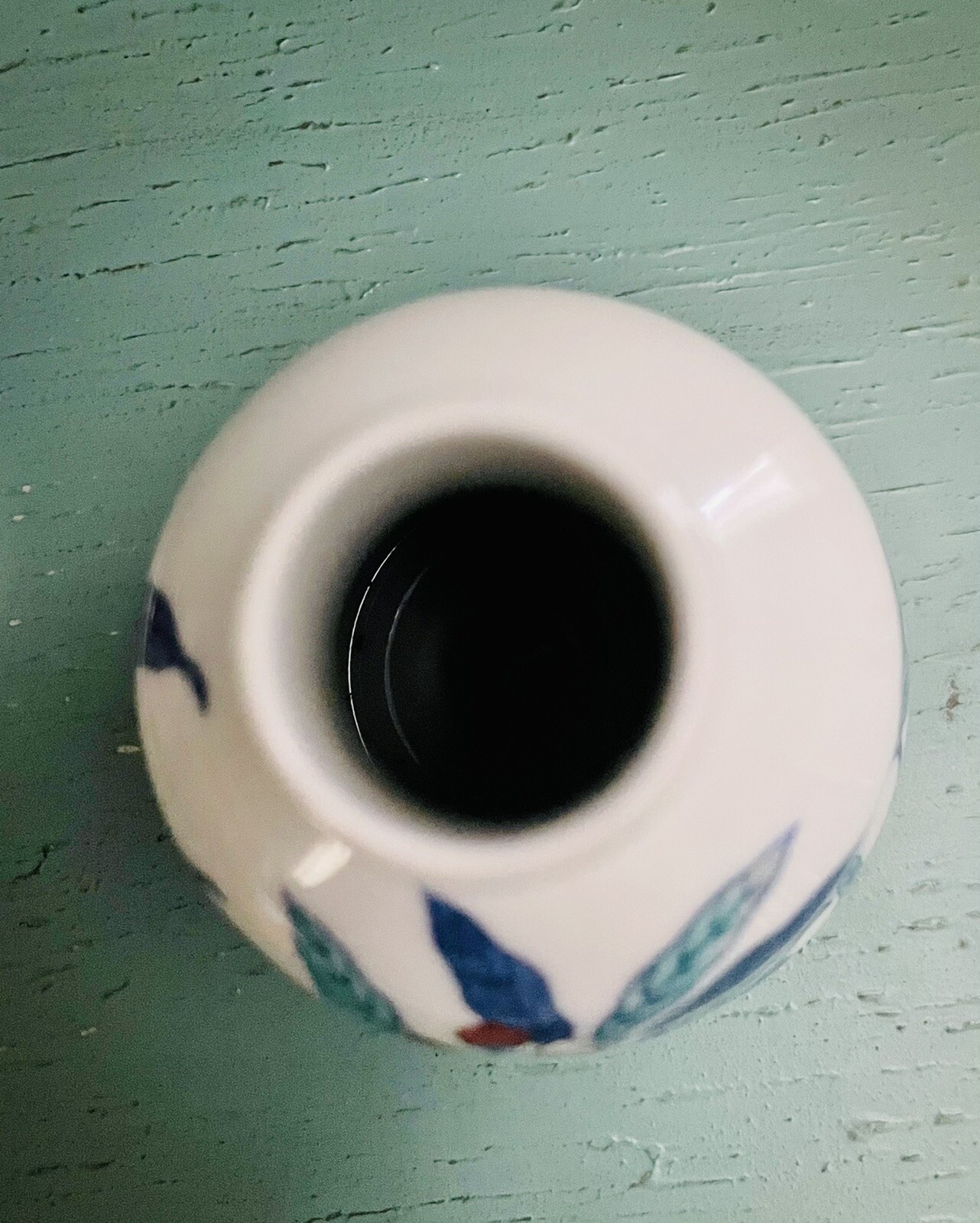 Imaizumi Imaemon Nishiki peach gourd Vase made in Japan Living National Treasure