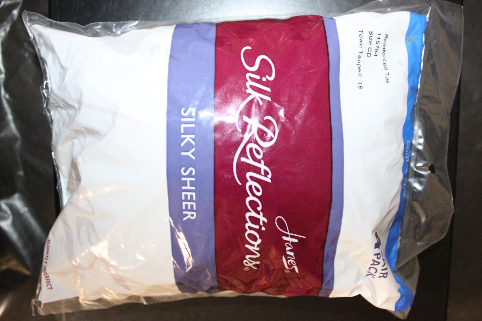 Hanes Silk Reflections Silky Sheer Control Top 4 PACK CD Town Taupe 115784