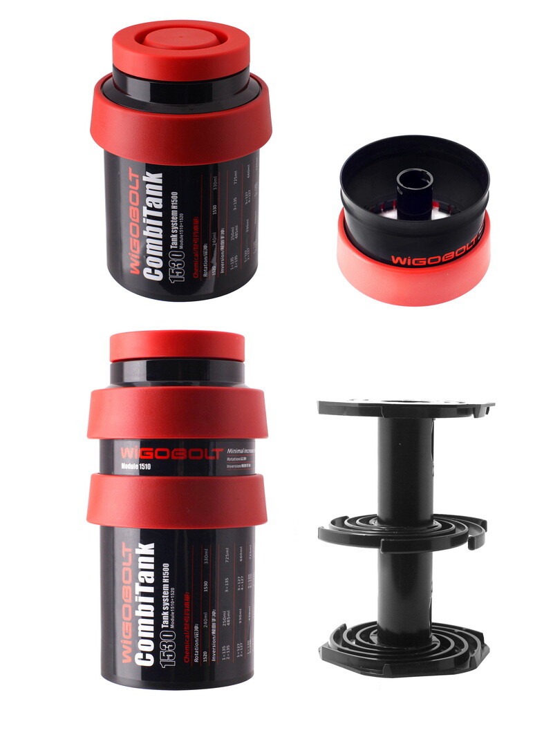 Extended Film Developing Tank 3 Spirals 120 35 4x5 B/W Darkroom Processing US