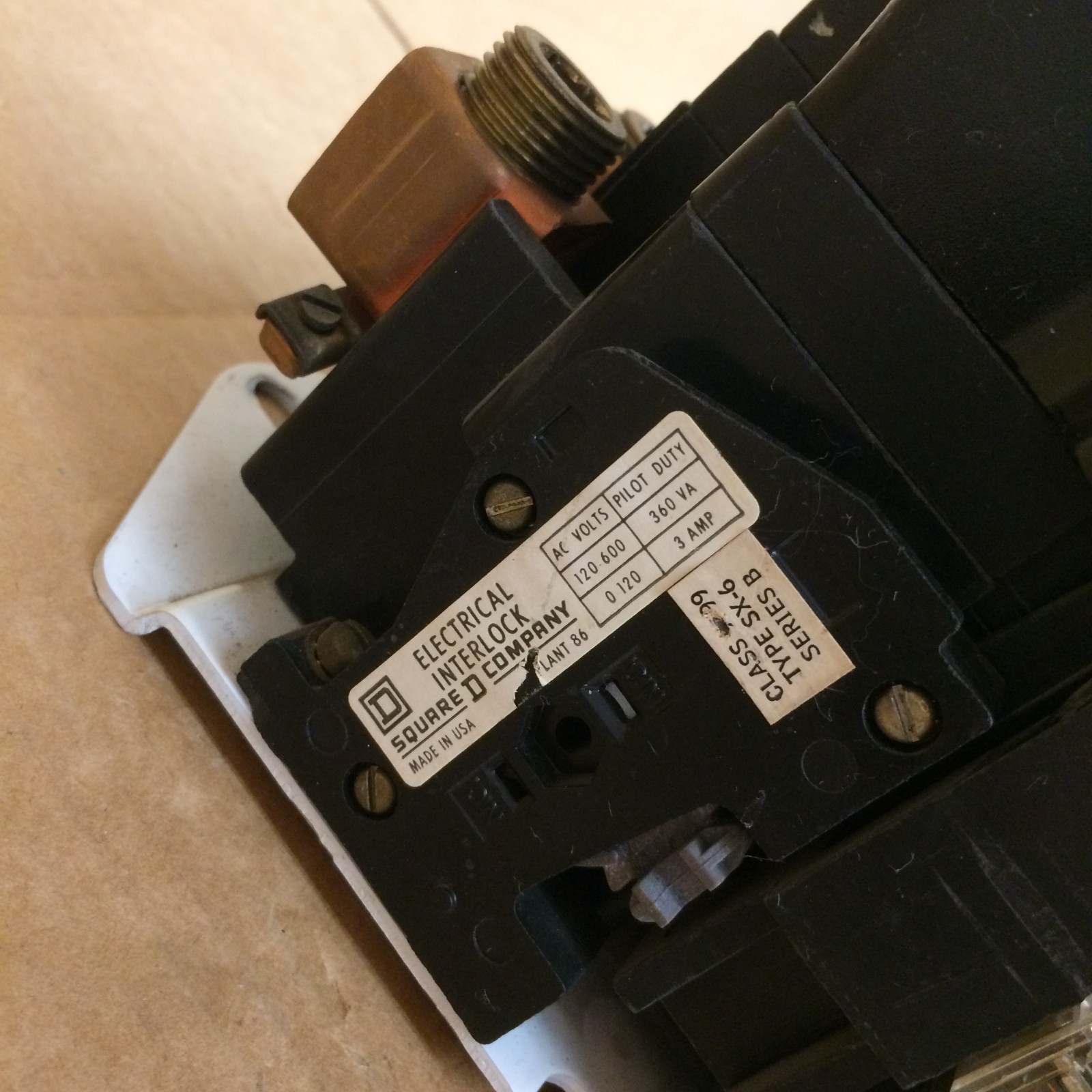 NICE TAKEOUT Square D 8536SF01S Nema Size 4 Motor Starter SER A SUPERB CONDITION