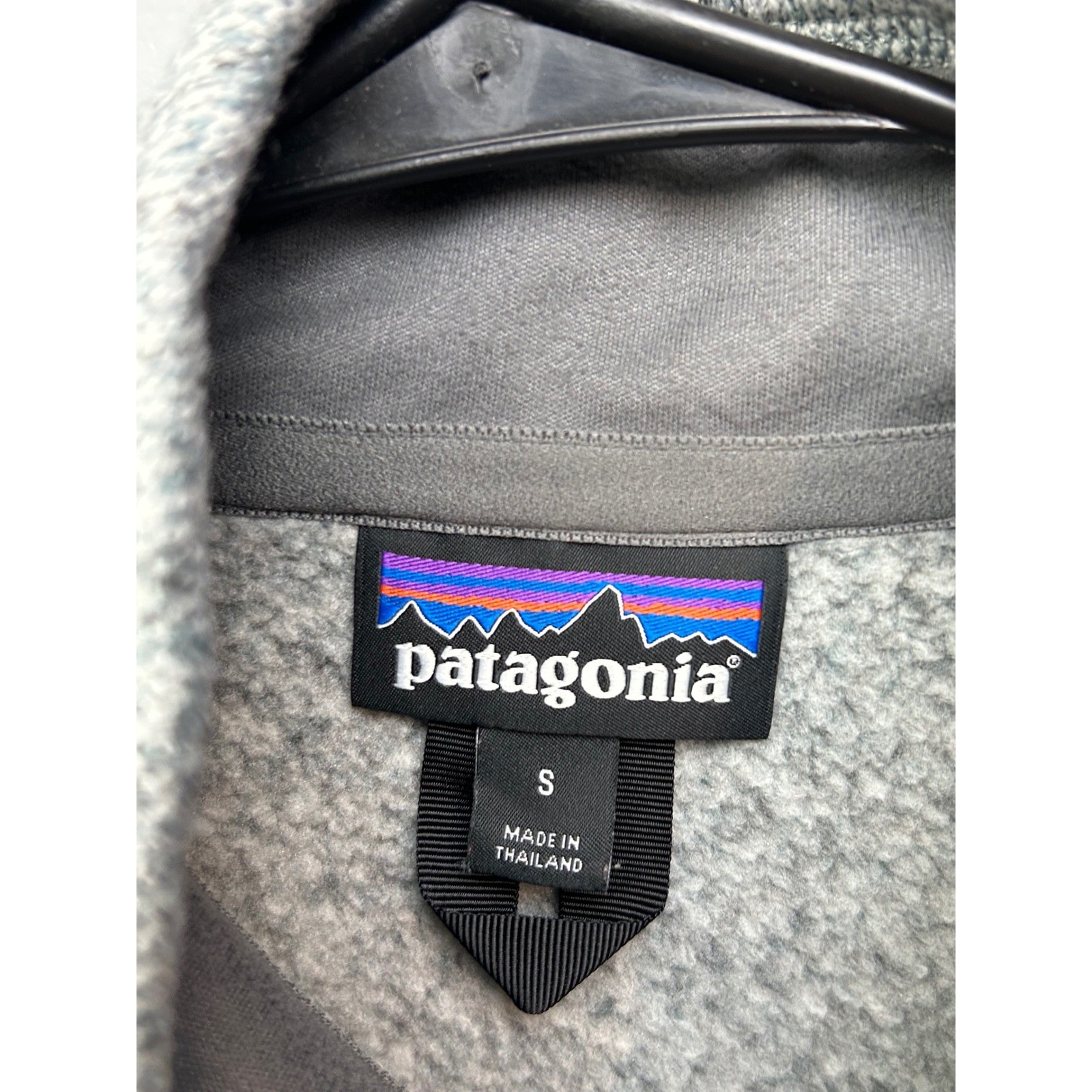 Patagonia Better Sweater Mens Small Gray Fleece 1/4 Zip Outdoor