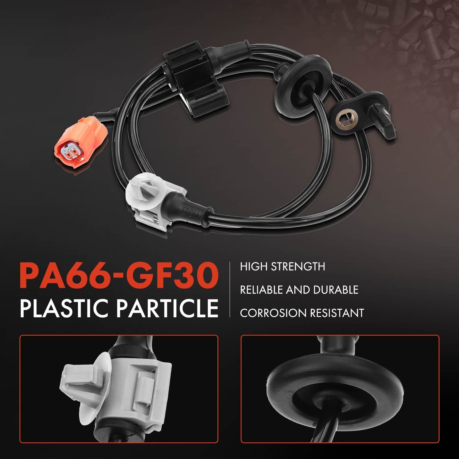 2x Front LH & RH ABS Wheel Speed Sensor for Honda Odyssey 2005 2006 V6 3.5L MPV