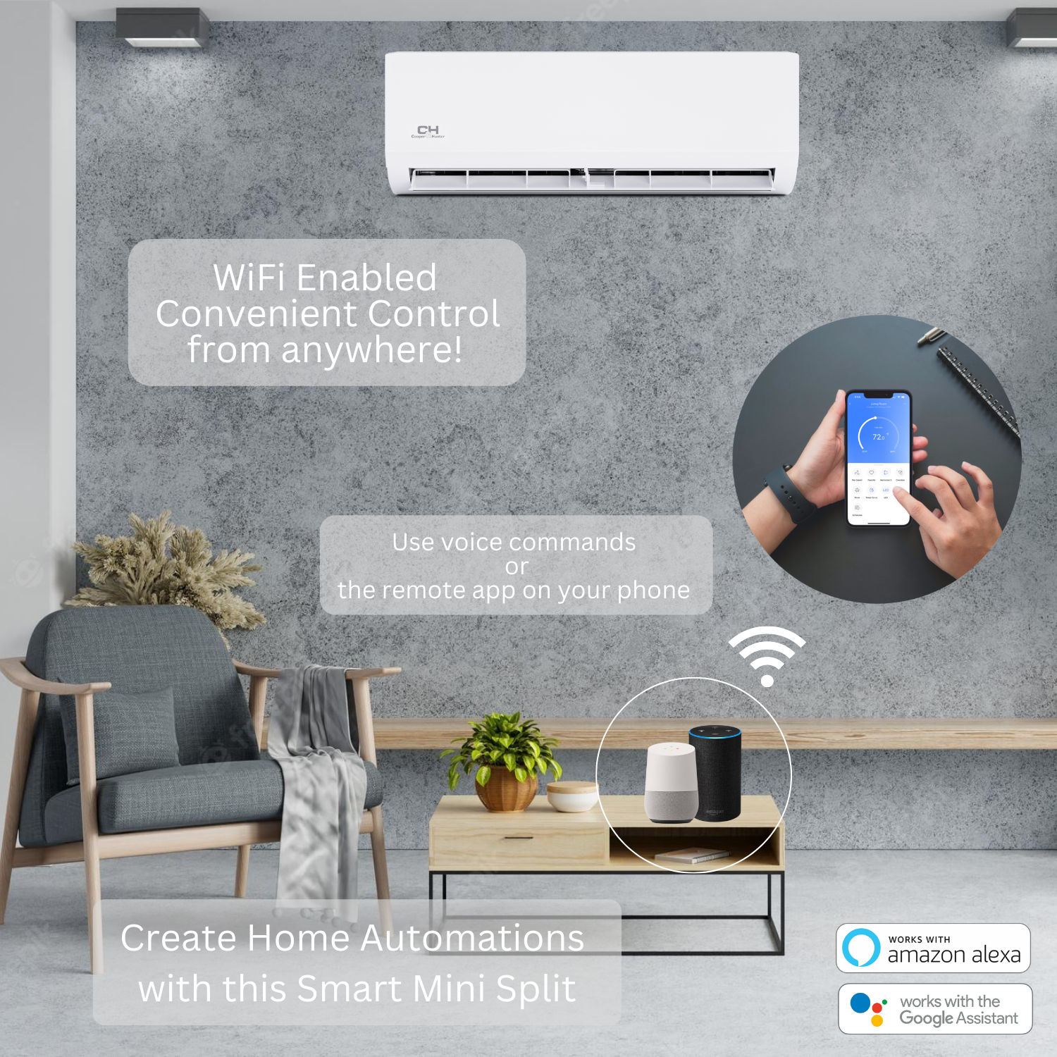 18000 BTU 230V Dual 2 Zone Mini Split Heat Pump Air Conditioner 22.5 SEER