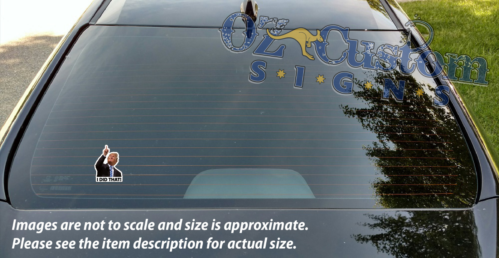 TRUMP - I did that! - 16 Sticker Pack! - Waterproof Printed Decal / Sticker