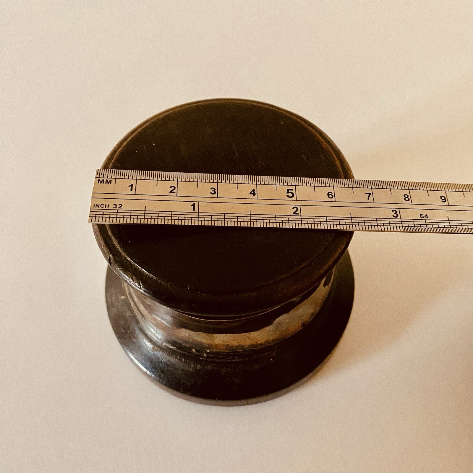 🏆 1962 Trophy Base Wooden Vintage Antique History for Silver Trophies JobLot