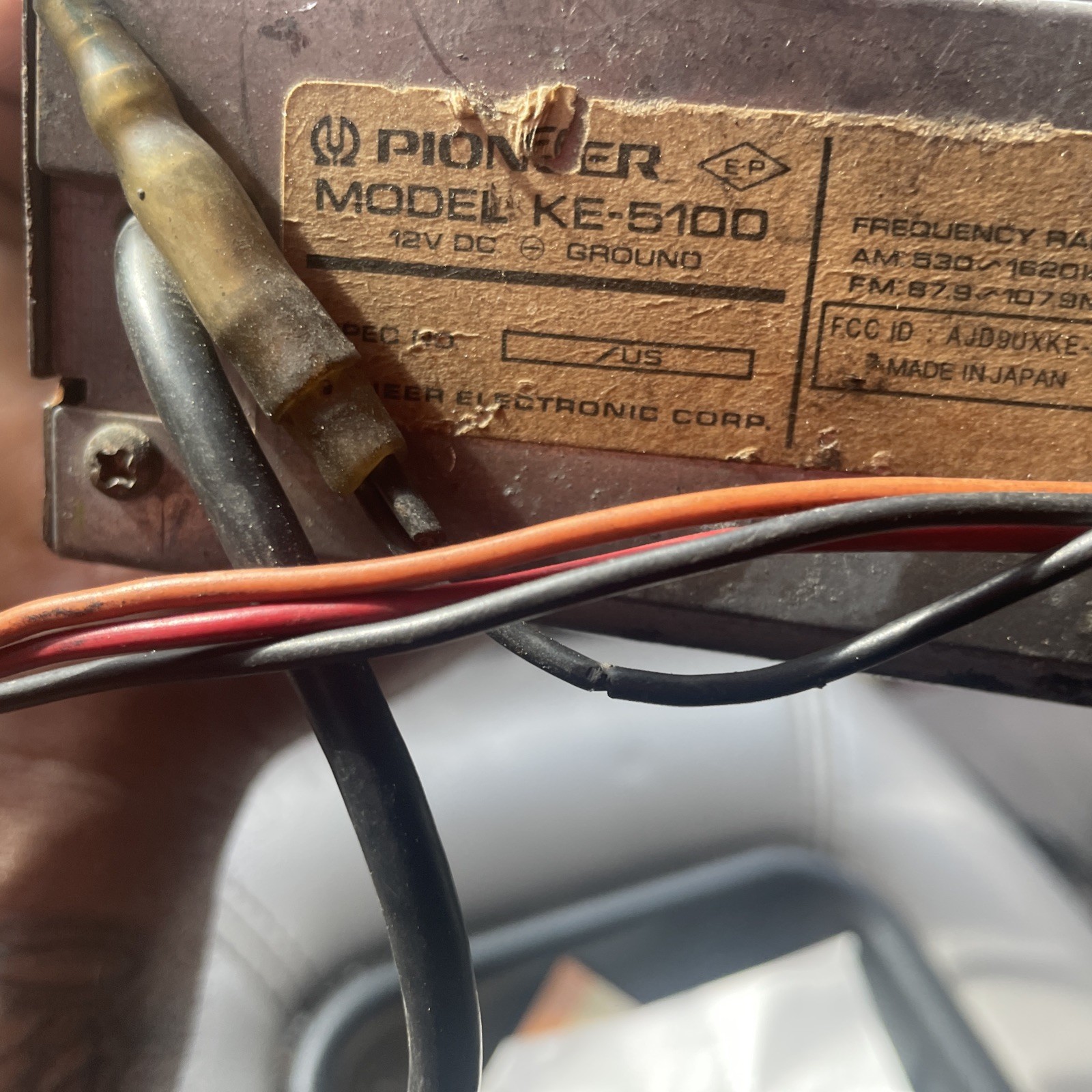 KE5100 US Pioneer autoradio Vintage RARE Super Tuner II