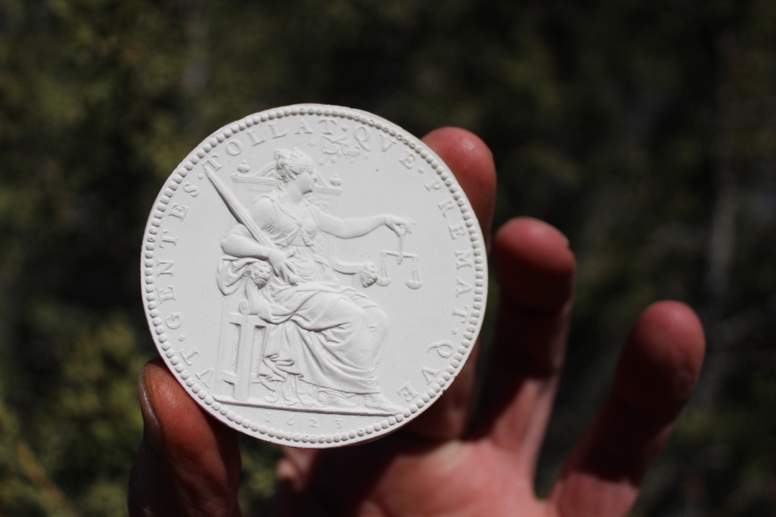 Art Medals Bronze Plaster CAST - SIGNED By Victor Brenner RARE - One Of A Kind!