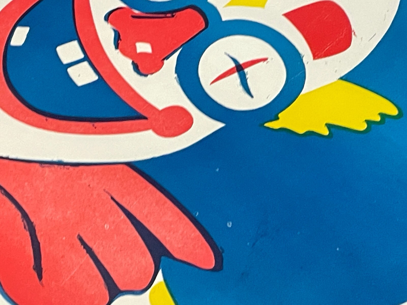 28" x 42" Original Vtg Fisher Bros Circus Poster Clown With Glasses Arkansas #3