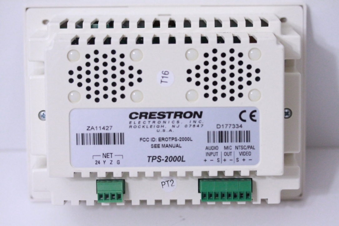 FULLY TESTED Crestron TPS-2000L In-Wall 5'' Touch Panel (White)