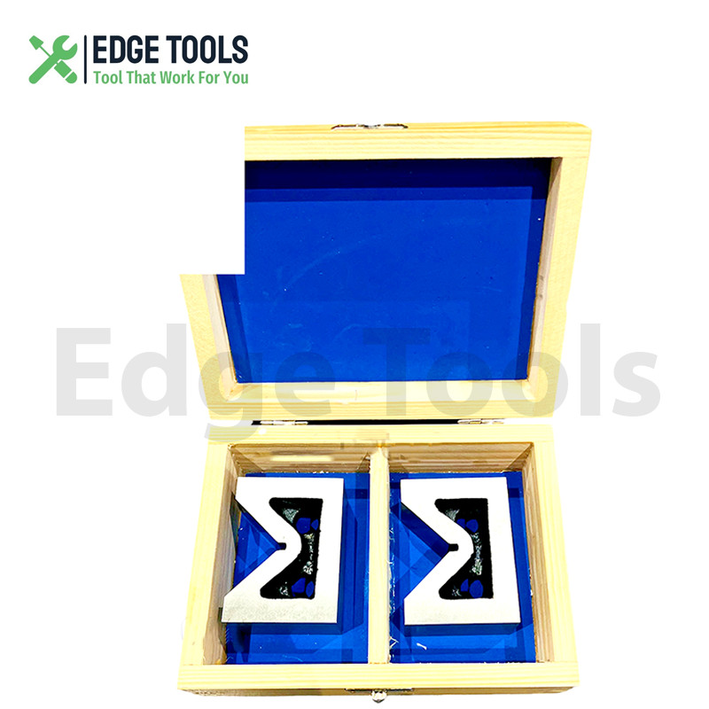 New Cast Iron Vee Block Set 2 Pcs 3" x 1-1/4" x 2-1/4" Without Clamp USA