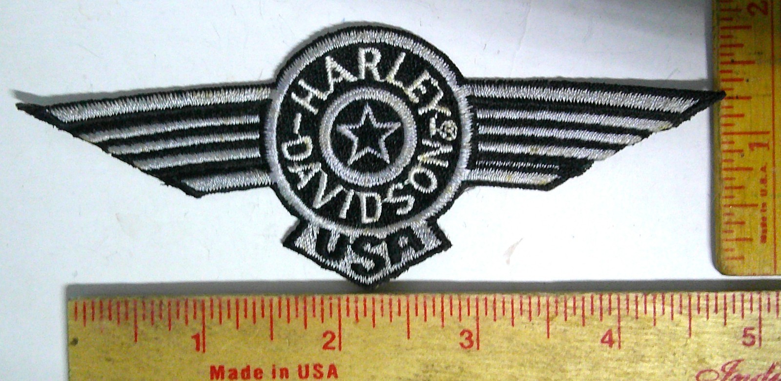 Harley Fat Boy patch collectible old HD biker emblem motorcycle memorabilia