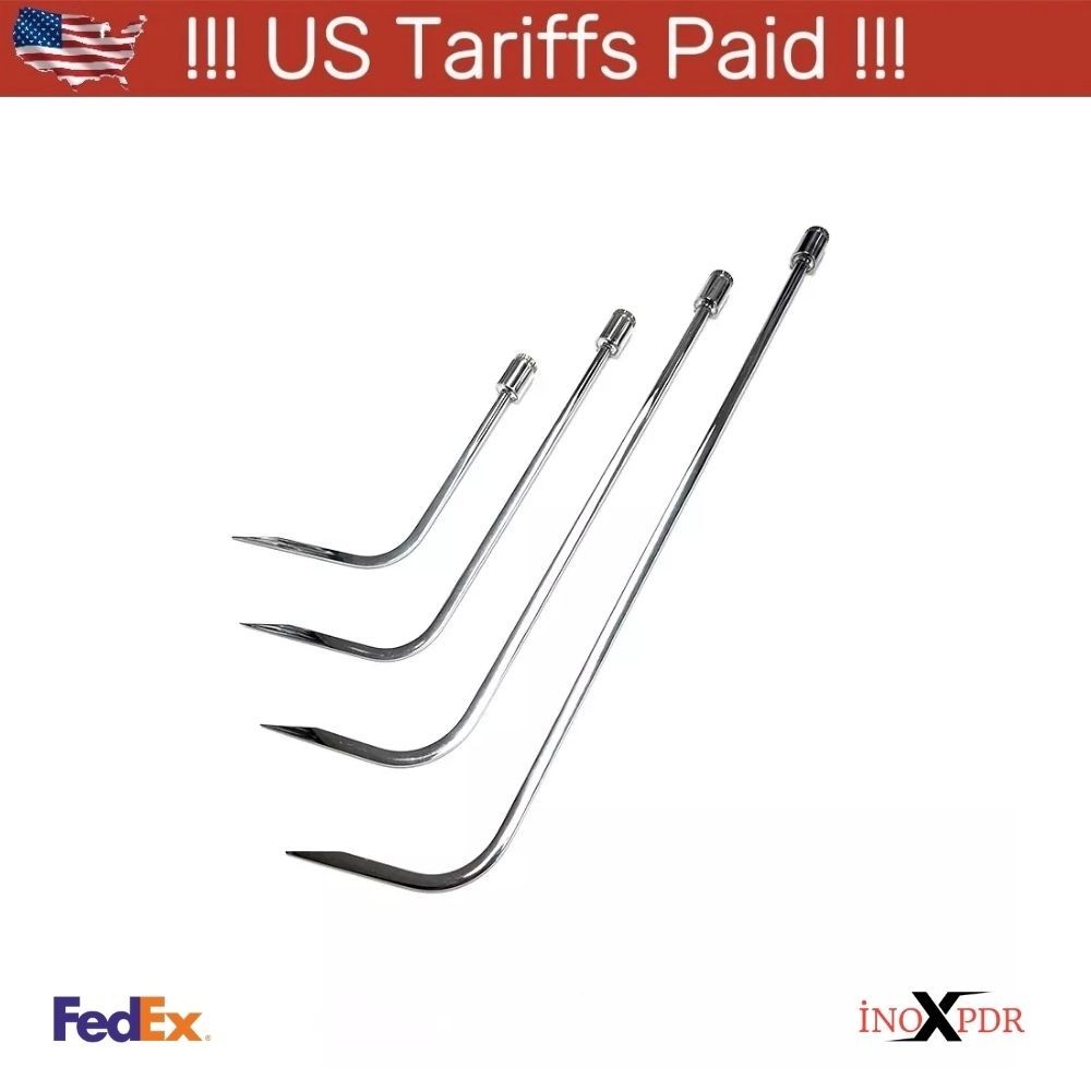 InoxPDR Paintless Dent Repair 360° Rotatable 4-Piece (Handle Not Included)