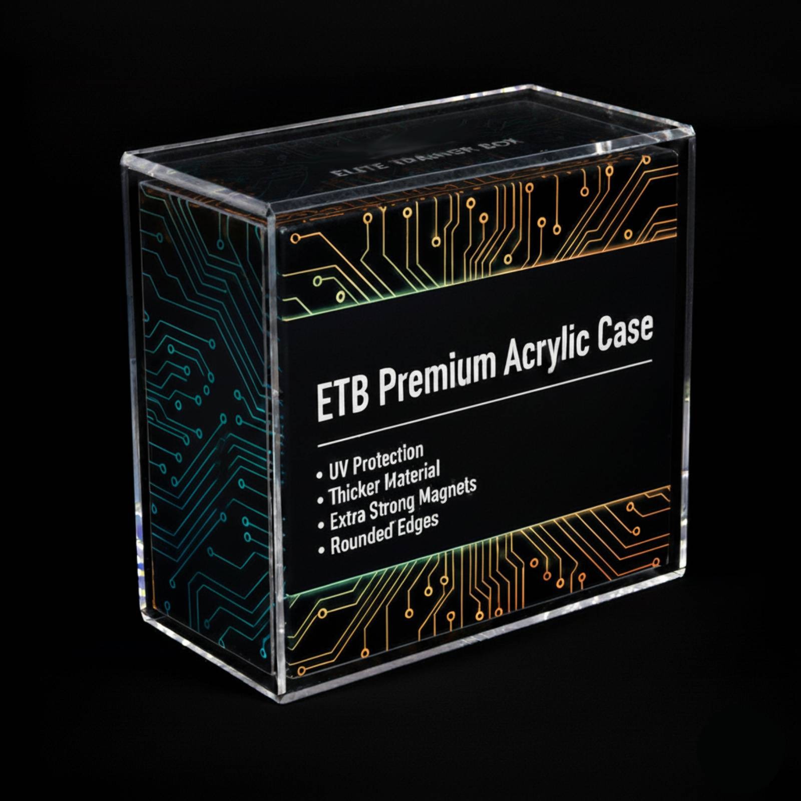 Pokemon Premium ETB Magnetic Acrylic Display Case | 8mm + 5mm Acrylic