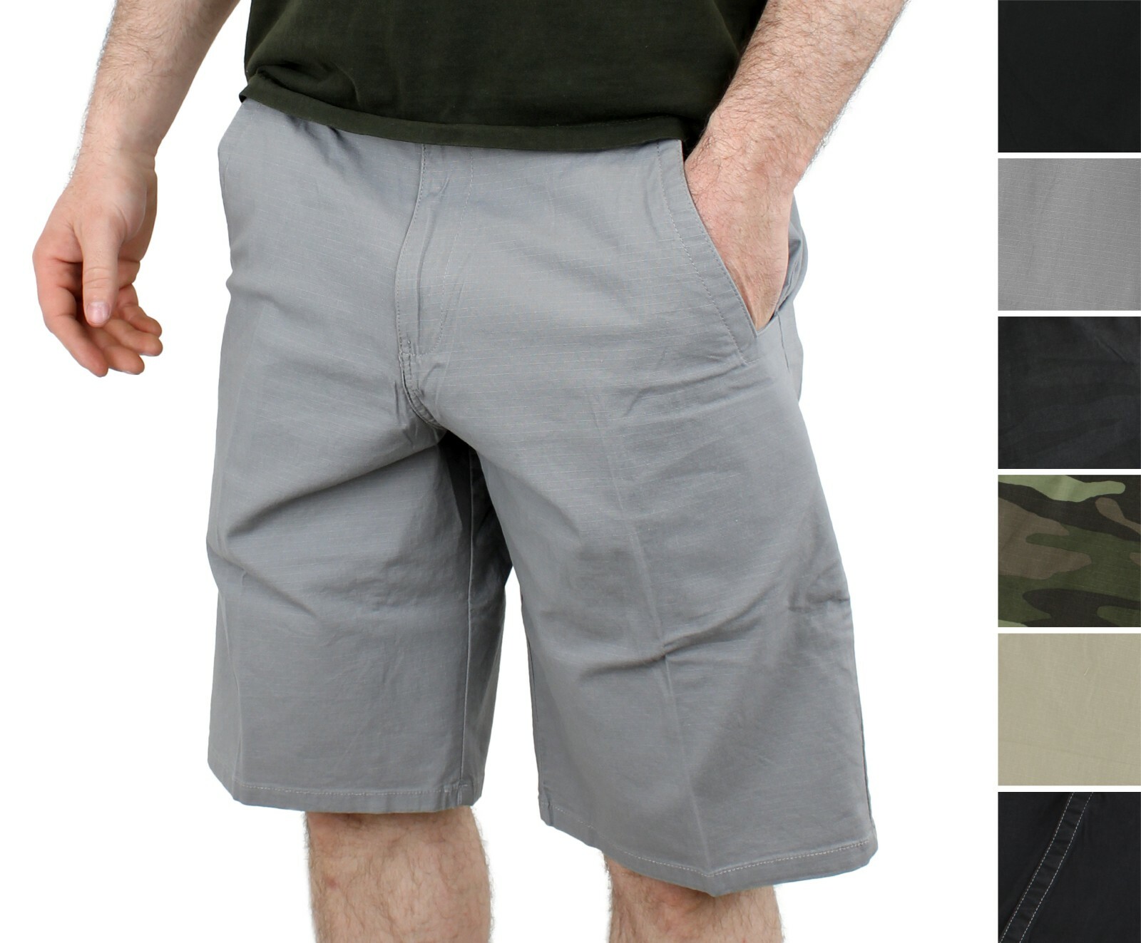 Dickies Men's Casual Shorts, Cotton Blend 4-Pocket Shorts, 10.5 Inch Inseam