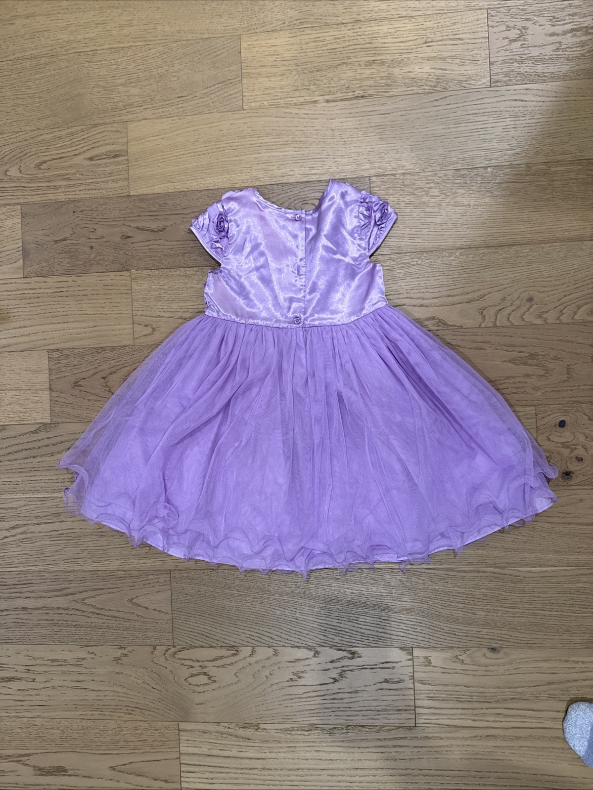 Wonder Nation Lavender Purple Tull Dress Size 5T Girls Summer/Easter Dress