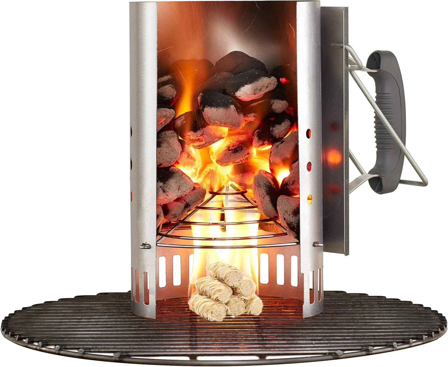 65 Pcs Fire Starter - Natural Fire Starters for Fireplace, Pellet Stove & Wood,