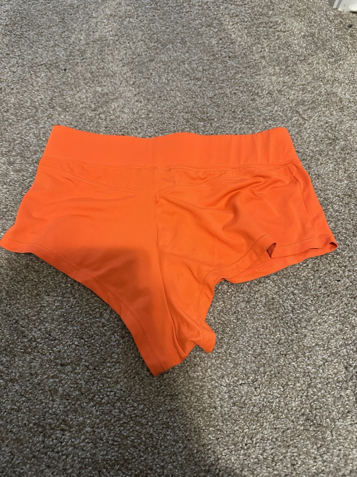 Original Hooters Orange Hot Pants Women's XS thong