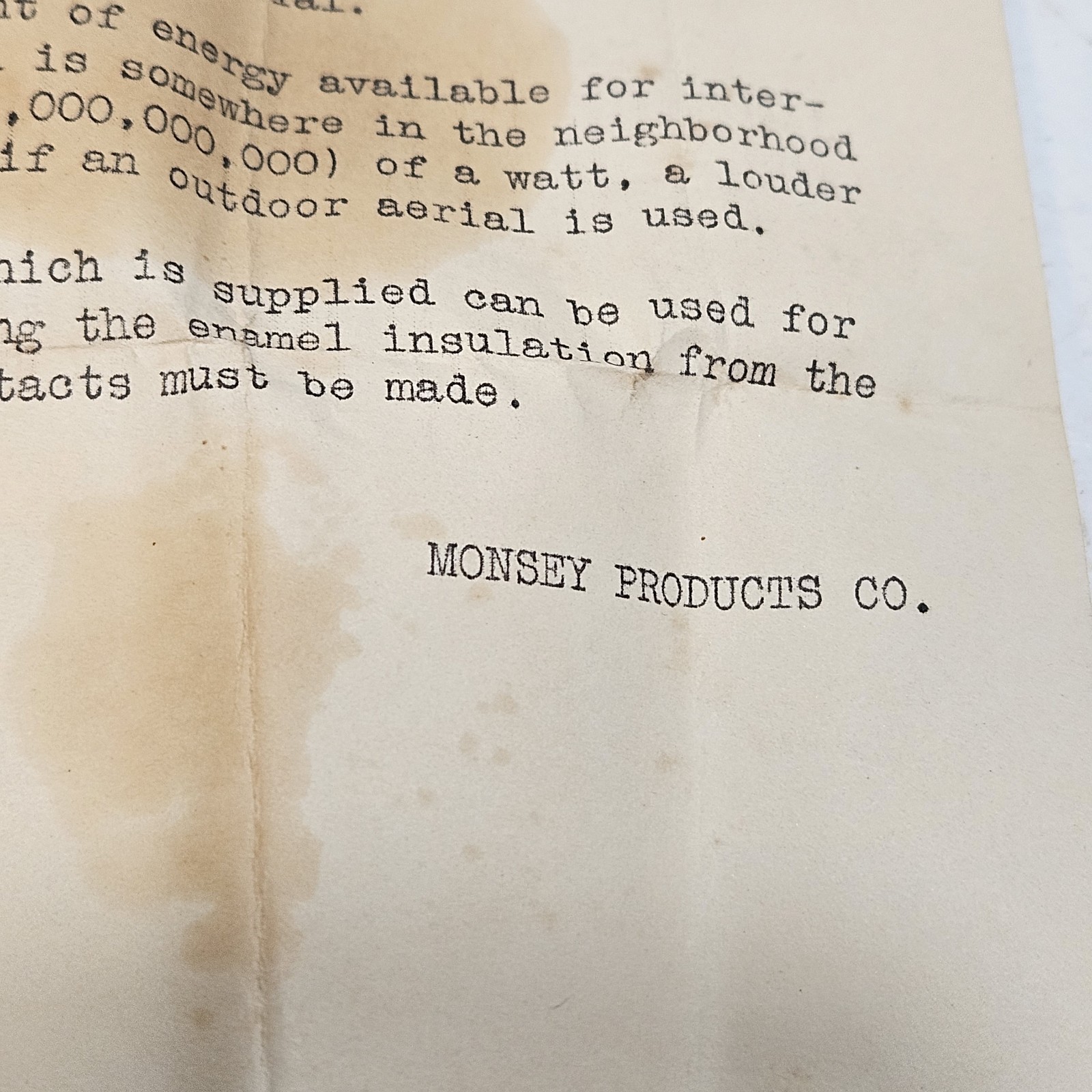 Philmore Little Wonder Radio Crystal Set #700 w/ Box and Instructions