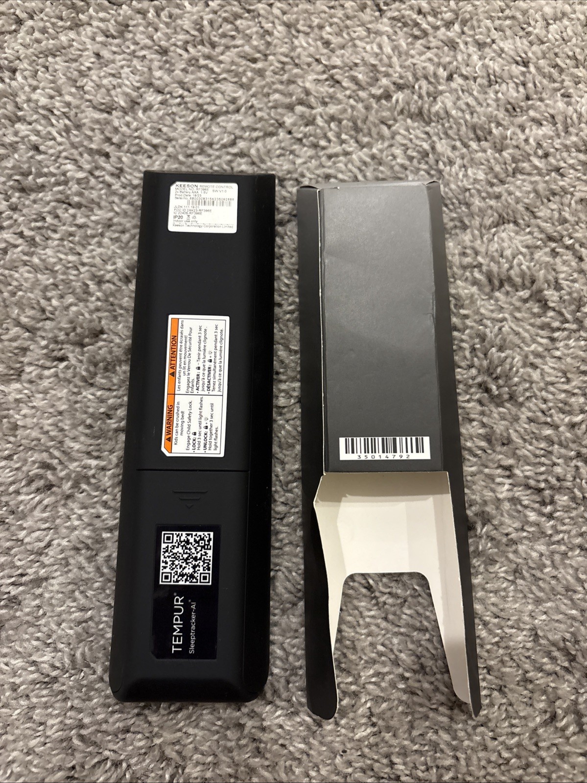 New OEM TempurPedic RF396E TEMPUR ERGO PROSMART Remote Control JLDK.111.19.01