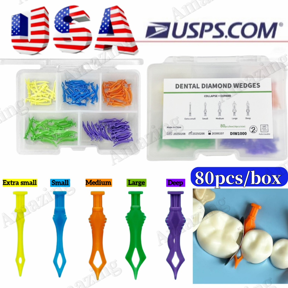 Dental Diamond Wedges Deep Caries Wedge Fit Matrice Bioclear Clear Matrix USA US