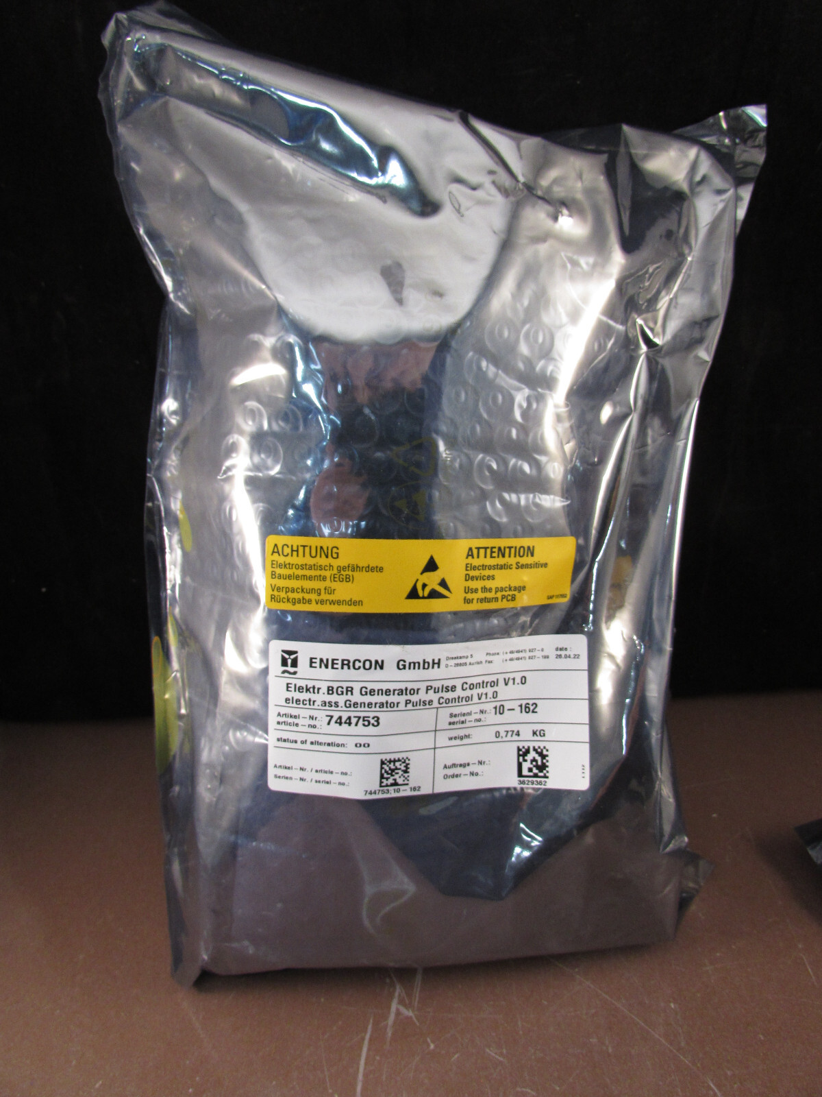 744753 ENERCON BGR Generator Pulse Control V1.0