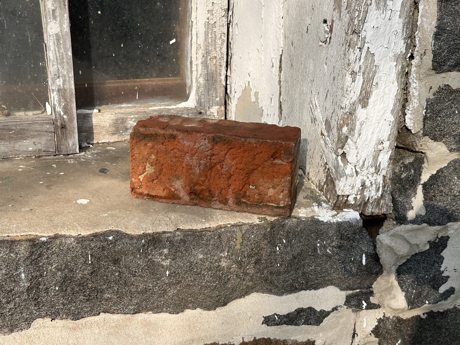 Original Antique Historical Brick From The Plank Farm Gettysburg Civil War