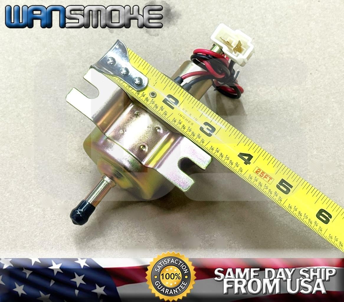 INLINE FUEL PUMP 12V ELECTRIC TRANSFER LOW PRESSURE GAS DIESEL FUEL PUMP HEP-02A